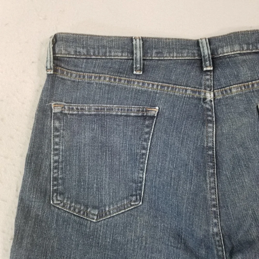 Wrangler jeans men's 38x30 relaxed straight blue stretch denim pants
